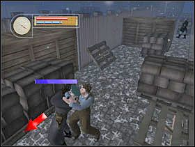 Idziemy za nim i go dusimy. Zwłoki zaciągamy w kierunku wskazywanym przez strzałkę... - [Solucja] TRAIN DEPOT cz.2 - II Wojna Światowa: Pilot Down - Na Tyłach Wroga - poradnik do gry