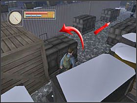 Gdy miniemy miejsce w którym rozmawiali i obejdziemy kartony kawałeczek dalej, znajdziemy drugi sekret. Po zebraniu sekretu idziemy za tą prostą strzałką. - [Solucja] TRAIN DEPOT cz.2 - II Wojna Światowa: Pilot Down - Na Tyłach Wroga - poradnik do gry