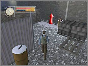 Wchodzimy po drabinie i na górze idziemy w lewo. - [Solucja] TRAIN DEPOT cz.3 - II Wojna Światowa: Pilot Down - Na Tyłach Wroga - poradnik do gry