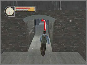 Biegniemy do końca, skręcamy w lewo i schodzimy po drabinie. - [Solucja] TRAIN DEPOT cz.3 - II Wojna Światowa: Pilot Down - Na Tyłach Wroga - poradnik do gry