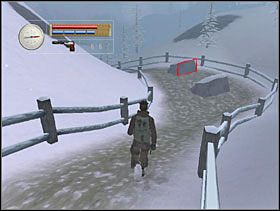 W drodze na dół widzimy dwa kamienie. Przyczajamy się przy drugim. - [Solucja] SIEGFRIED FOREST cz.1 - II Wojna Światowa: Pilot Down - Na Tyłach Wroga - poradnik do gry