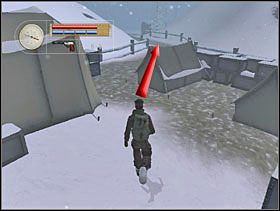 Podbiegamy jeszcze do ogniska i po ogrzaniu się biegniemy na wskroś obozu w stronę pola minowego. - [Solucja] SIEGFRIED FOREST cz.2 - II Wojna Światowa: Pilot Down - Na Tyłach Wroga - poradnik do gry