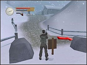 Za polem biegniemy ścieżką w prawo. Dobiegamy do końca dróżki i biegniemy w lewo pod górkę. - [Solucja] SIEGFRIED FOREST cz.3 - II Wojna Światowa: Pilot Down - Na Tyłach Wroga - poradnik do gry