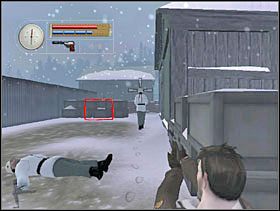 Czekamy aż ostatni Niemiec coś powie i zacznie iść w stronę swojego posterunku. Idziemy za nim. Ściągamy go i idziemy do kolejnego rzędu skrzyń. - [Solucja] SIEGFRIED FOREST cz.5 - II Wojna Światowa: Pilot Down - Na Tyłach Wroga - poradnik do gry