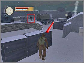 Czekamy, aż strażnik po drugiej stronie się odwróci i zacznie iść w innym kierunku. Kierujemy się w stronę strużki dymu. - [Solucja] SIEGFRIED LINE cz.2 - II Wojna Światowa: Pilot Down - Na Tyłach Wroga - poradnik do gry