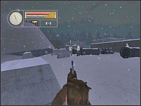 Zatrzymujemy się przy jednym z kamieni, wyciągamy P38 i po kolei likwidujemy Niemców. - [Solucja] SIEGFRIED LINE cz.4 - II Wojna Światowa: Pilot Down - Na Tyłach Wroga - poradnik do gry