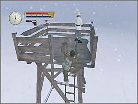 Wchodzimy na górę i dusimy strażnika. Schodzimy na dół i zanim pobiegniemy dalej podchodzimy jeszcze do ogniska. - [Solucja] WILDERNESS cz.1 - II Wojna Światowa: Pilot Down - Na Tyłach Wroga - poradnik do gry