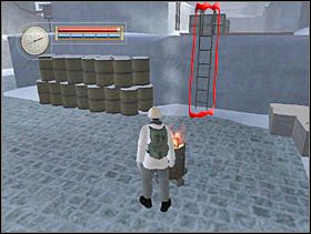 Wchodzimy po drabinie. - [Solucja] OCCUPIED FORT cz.3 - II Wojna Światowa: Pilot Down - Na Tyłach Wroga - poradnik do gry