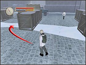 Na dole obchodzimy skrzynie i zmierzamy w stronę ciężarówki. - [Solucja] OCCUPIED FORT cz.5 - II Wojna Światowa: Pilot Down - Na Tyłach Wroga - poradnik do gry