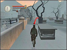 Stamtąd biegniemy na północ w stronę północno-zachodniego rogu cmentarza. - [Solucja] FRENCH VILLAGE cz.1 - II Wojna Światowa: Pilot Down - Na Tyłach Wroga - poradnik do gry