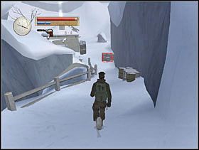 Zbiegamy na dół i przyczajamy się przy skrzynkach. - [Solucja] OCCUPIED FORT cz.2 - II Wojna Światowa: Pilot Down - Na Tyłach Wroga - poradnik do gry