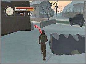 ...koło kawiarni,... - [Solucja] FRENCH VILLAGE cz.5 - II Wojna Światowa: Pilot Down - Na Tyłach Wroga - poradnik do gry