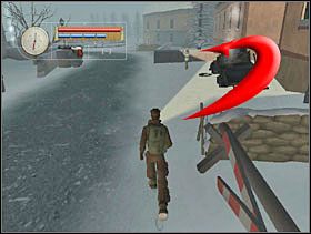 Wybiegamy zza rogu, obiegamy wrak ciężarówki... - [Solucja] FRENCH VILLAGE cz.5 - II Wojna Światowa: Pilot Down - Na Tyłach Wroga - poradnik do gry