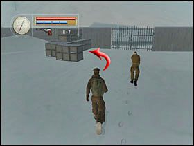 Następnie podbiegamy za skrzynie, przyklejamy się do nich i stąd strzelamy do następnych fal Niemców. - [Solucja] FRENCH VILLAGE cz.6 - II Wojna Światowa: Pilot Down - Na Tyłach Wroga - poradnik do gry