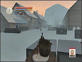 Pozwalamy naszemu kumplowi spokojnie pracować nad bramą i sami zajmujemy się odparciem napływających fal nieprzyjaciela. - [Solucja] FRENCH VILLAGE cz.6 - II Wojna Światowa: Pilot Down - Na Tyłach Wroga - poradnik do gry