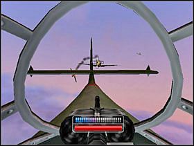 Ogon: Jeden z niemieckich samolotów siada nam na ogonie. Jest to ich najgroźniejszy atak i samoloty na ogonie niszczymy jako pierwsze. - [Solucja] AIRBORNE PURSUIT cz.1 - II Wojna Światowa: Pilot Down - Na Tyłach Wroga - poradnik do gry