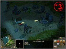 Po rozprawieniu się Japończykami w tej okolicy pora ruszyć dalej w stronę składu paliwa (*3 ), który masz wysadzić w powietrze - Rozdział 1 - Misja Fish in a Barrel - Blitzkrieg 2 - poradnik do gry