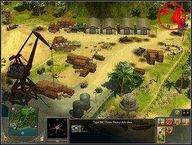 Twoi sojusznicy pewnie opanowują już port *4 , Tobie zostało więc jeszcze zdobycie magazynów *3 - Rozdział 2 - Misja Roundup at Guadalcanal - Blitzkrieg 2 - poradnik do gry