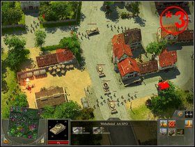 Ja to załatwiłem wysyłając na zwiad ocalałych spadochroniarzy (włączony tryb kamuflażu dla nich) i wykorzystując ich jako wysuniętych obserwatorów naprowadzających ogień mojej własnej artylerii samobieżnej, którą wezwałem do punktów - Rozdział 4 - Misja Ruhr Pocket - Blitzkrieg 2 - poradnik do gry