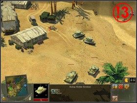 Po zdobyciu wreszcie razem z sojusznikami fortu *2 otrzymasz rozkaz zniszczenia czołgów wroga, które niby stacjonują w punkcie *3 - Rozdział 2 - Misja główna Homecoming - Blitzkrieg 2 - poradnik do gry