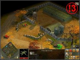 Przy bazie - Rozdział 3 - Misja Armored City - Blitzkrieg 2 - poradnik do gry