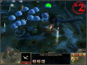 Postaraj się zestrzelić jak najwięcej z transportowców zanim zaczną one dokonywać zrzutów - Rozdział 4 - Misja Steady Grip - Blitzkrieg 2 - poradnik do gry