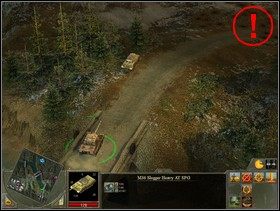 Kiedy cała ta grupa (piechota i Jagdpanthery) dotrze do ^2 przepraw się nią przez most, zniszcz amerykański niszczyciel czołgów M36 stojący po lewej stronie drogi tuż za mostem w miejscu oznaczonym czerwonym wykrzyknikiem - Rozdział 4 - Misja Gatekeeper - Blitzkrieg 2 - poradnik do gry