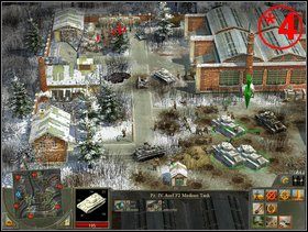 Pozycji nieprzyjaciela w mieście nie ma sensu dokładnie opisywać bo i tak się porusza - Rozdział 1 - Misja główna The Klin Ledge - Blitzkrieg 2 - poradnik do gry