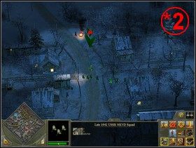 Potem podejdź do niemieckiego oficera i ruszaj w dalszą drogę do wioski *2 (Szwab podąży za Tobą) - Rozdział 3 - Misja Covert Action - Blitzkrieg 2 - poradnik do gry