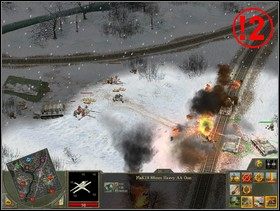 Po drodze uważaj na armaty p-lot 88 mm w punkcie - Rozdział 3 - Misja główna War in Steppes - Blitzkrieg 2 - poradnik do gry