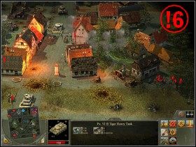 Znajdują się tam okopy z piechotą i naprawdę sporo polowych armat p-panc ( - Rozdział 4 - Misja Dodgeball - Blitzkrieg 2 - poradnik do gry