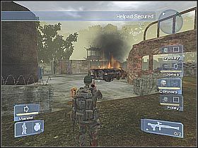 Zbierz w tym miejscu całą drużynę oraz porwanego Mandela - Misja 3 - Payback cz.4 | Conflict Global Storm - Conflict: Global Storm - poradnik do gry