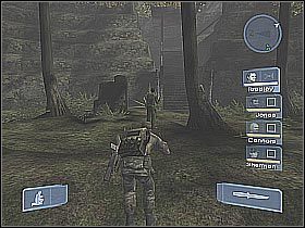 Skieruj się w stronę schodów (screen 1) prowadzących do kompleksu, który będziesz musiał dokładniej zbadać - Misja 5 - Strike Support cz.1 | Conflict Global Storm - Conflict: Global Storm - poradnik do gry