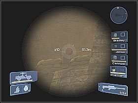 Po wstępnym oczyszczeniu okolicy rozkaż swoim ludziom wysiąść z jeepa i zgromadź ich wszystkich (razem z Sherman) w jednym miejscu - Misja 9 - Desert Fire cz.1 | Conflict Global Storm - Conflict: Global Storm - poradnik do gry