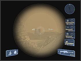 Kieruj się w stronę miejsca, w którym znajdowało się działko - Misja 9 - Desert Fire cz.3 | Conflict Global Storm - Conflict: Global Storm - poradnik do gry