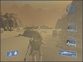 W każdym z namiotów odnajdziesz cenne przedmioty (screen 1) - głównie amunicję, nowe typy broni (Dragunov - Misja 9 - Desert Fire cz.4 | Conflict Global Storm - Conflict: Global Storm - poradnik do gry