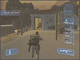 Tal czy siak, musisz oczywiście zniszczyć wrogi czołg (screen 1), a następnie przez kilkadziesiąt sekund odpierać wrogie ataki - Misja 9 - Desert Fire cz.6 | Conflict Global Storm - Conflict: Global Storm - poradnik do gry