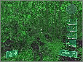 Do takiego widoku dość szybko powinieneś się przekonać, tym bardziej, iż nie powinieneś mieć żadnych problemów z rozpoznawaniem ukrywających się przeciwników (screen 1) - Misja 10 - Reunion cz.2 | Conflict Global Storm - Conflict: Global Storm - poradnik do gry