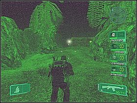 Teraz warto byłoby się udać do przeciwległego obiektu, znajdującego nieopodal zniszczonego kilka minut wcześniej pojazdu (screen 1) - Misja 10 - Reunion cz.3 | Conflict Global Storm - Conflict: Global Storm - poradnik do gry