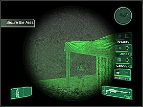 Swoich ludzi powinieneś rozstawić w dolnej części mapy (screen 1), kolejni przeciwnicy będą się bowiem w głównej mierze pojawiali przy skalnych półkach - Misja 10 - Reunion cz.5 | Conflict Global Storm - Conflict: Global Storm - poradnik do gry