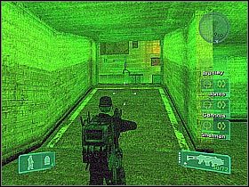 Ostrożnie podejdź do przodu (NIE WYCHODZĄC z podziemnego garażu) i spróbuj zlikwidować kilku pierwszych gostków, którzy po chwili powinni się tu zjawić (screen 1) - Misja 11 - Escape And Evade cz.3 | Conflict Global Storm - Conflict: Global Storm - poradnik do gry