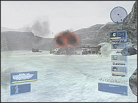 Korzystając z okazji zniszcz oczywiście wymienione w celach misji działko AA (screen 1) - Misja 13 - Pressure Drop cz.2 | Conflict Global Storm - Conflict: Global Storm - poradnik do gry