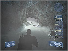 Równolegle musisz zajmować się snajperami, którzy będą rozkładali się na dachu konstrukcji prowadzącej do właściwej bazy (screen 1) - Misja 13 - Pressure Drop cz.5 | Conflict Global Storm - Conflict: Global Storm - poradnik do gry