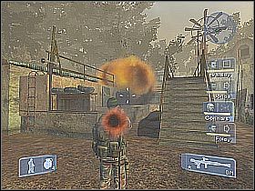 Jeśli chcesz możesz wrócić się do pick-upa i urządzić sobie małą przejażdżkę (screen 1) - Misja 2 - Breakout cz.2 | Conflict Global Storm - Conflict: Global Storm - poradnik do gry