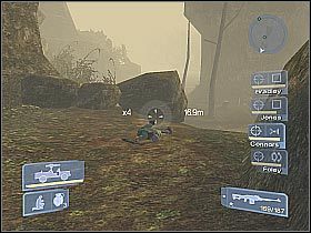 Jeśli chcesz możesz w tym samym czasie podprowadzić w to miejsce drużynę znajdującą się w pick-upie (screen 1) - Misja 2 - Breakout cz.2 | Conflict Global Storm - Conflict: Global Storm - poradnik do gry