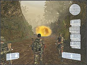 Po drodze powinieneś zauważyć wąską ścieżkę, z której warto byłoby skorzystać (screen 1) - Misja 2 - Breakout cz.4 | Conflict Global Storm - Conflict: Global Storm - poradnik do gry