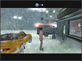 Carla Valenti i Tyler Miles przyjeżdżają na miejsce zdarzenia - INVESTIGATION Docs Diner cz.1 | Fahrenheit - Fahrenheit - poradnik do gry