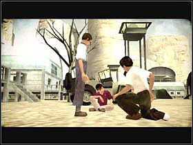 Markus prosi Cię, żebyś się pobawił z nim i innymi chłopcami - HIDE AND SEEK Cmentarz cz.1 | Fahrenheit - Fahrenheit - poradnik do gry