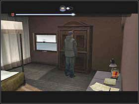 Możesz się schować do szafy w pokoju, pod stolik, wyjść za okno w sypialni, wejść do szafy sypialni - THE FUGITIVE Mieszkanie Tiffany cz.3 | Fahrenheit - Fahrenheit - poradnik do gry