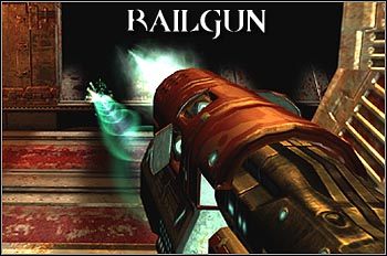 Dzięki dołączonemu celownikowi oraz możliwości zadawania dotkliwych obrażeń, jest to doskonała broń snajperska - Bronie cz.3 | Quake 4 - Quake 4 - poradnik do gry